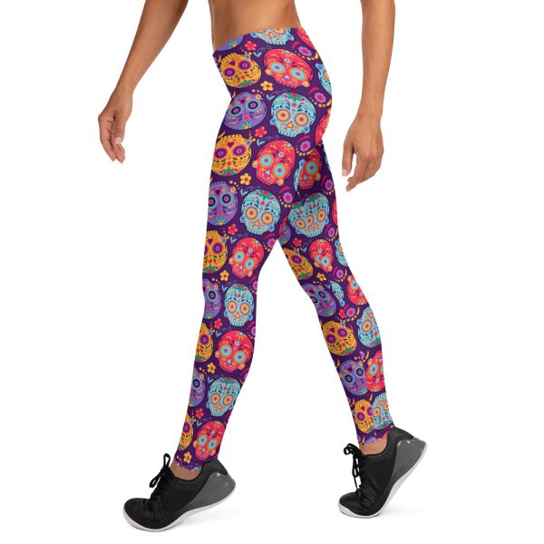 Skullys Pattern Leggings - Image 3