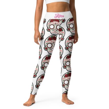 Rose Skully Yoga Leggings