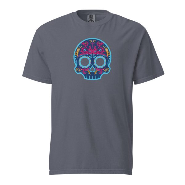 Techno Blue Skully Tee - Image 4