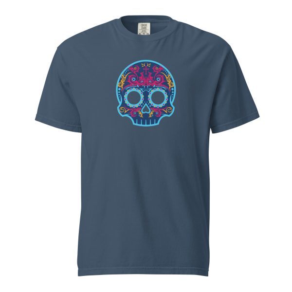 Techno Blue Skully Tee - Image 3