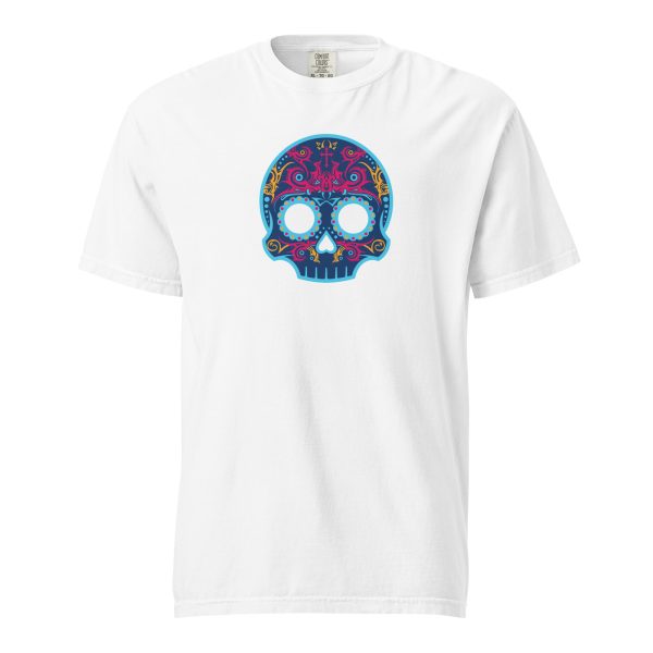 Techno Blue Skully Tee - Image 6