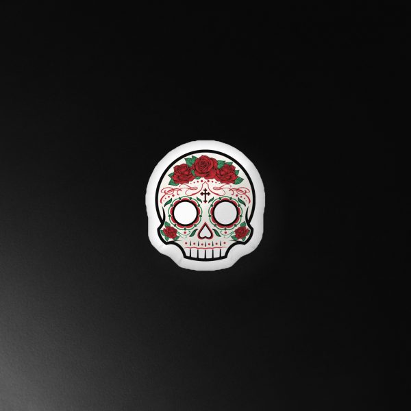 Rose Skully Pillow - Image 2