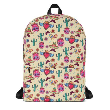 Backpack-Corazones & Cactus